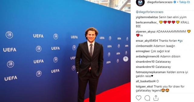 Kaka ve Forlan’a teşekkür yağmuru