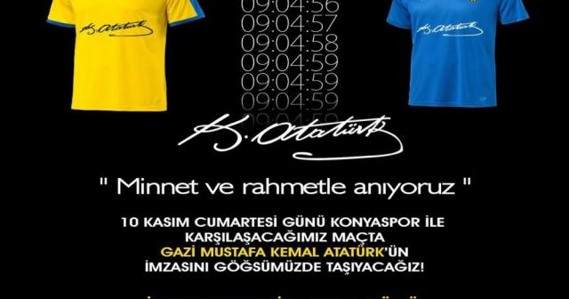 Ankaragücü formasında ’Atatürk’ imzası