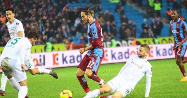 Trabzon’da ilk yarı gol yok