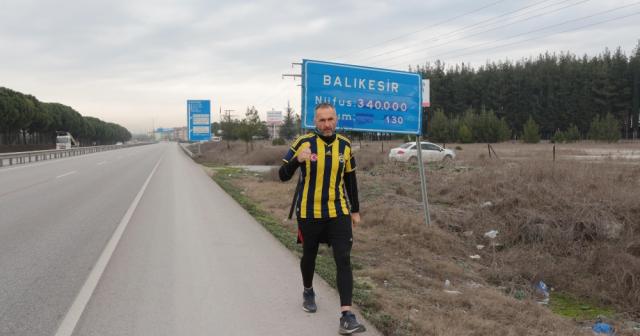 Fenerbahçe için İzmir’den İstanbul’a koşu totemi