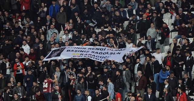 Beşiktaş tribünlerinden Ankaragücü’ne destek