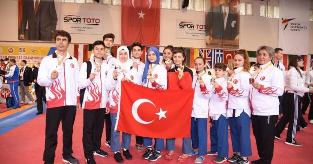 Avrupa Taekwondo Şampiyonası’na 8 madalyalı başlangıç