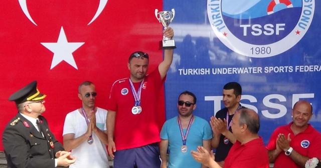 Zıpkınla Balık Avı Türkiye şampiyonası Bartın’da yapıldı