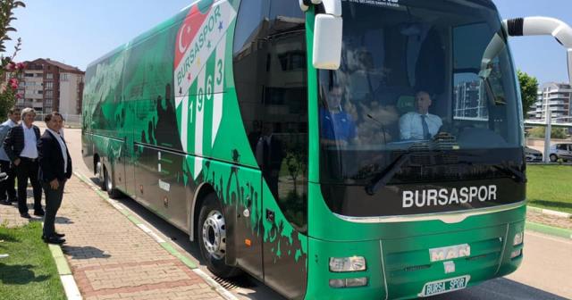 Bursaspor’un takım otobüsü geri alındı