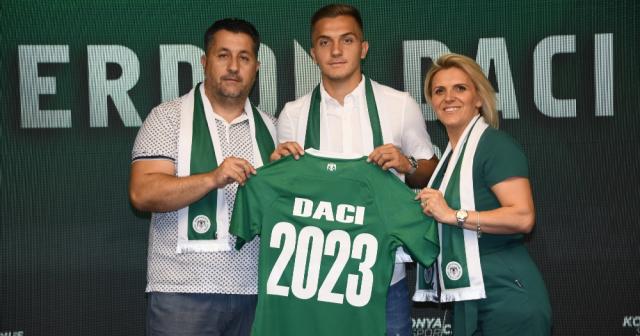 Konyaspor, Erdon Daci’nin sözleşmesini 3 yıl uzattı
