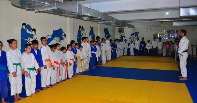 Kazan dairesiydi judo salonu oldu