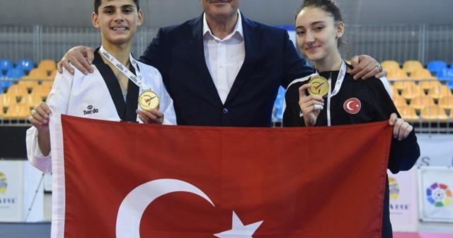 Avrupa Gençler Taekwondo Şampiyonası’nda 2 altın madalya