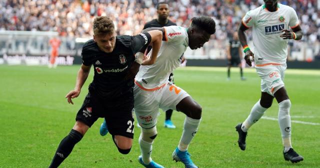Süper Lig: Beşiktaş: 2 - Aytemiz Alanyaspor: 0 (Maç sonucu)