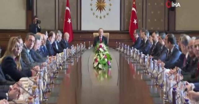 Cumhurbaşkanı Erdoğan Kulüpler Birliği Başkanı Sepil’i kabul etti