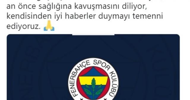 Fenerbahçe’den Fatih Terim’e geçmiş olsun