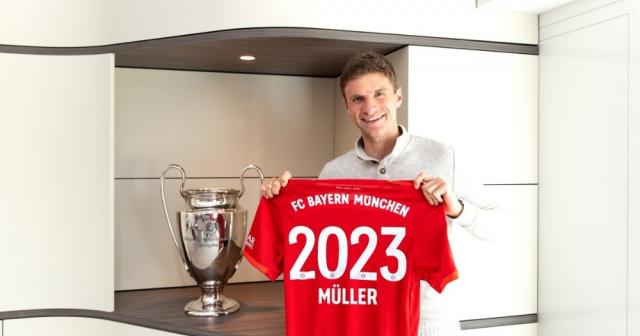 Thomas Müller, 2023’e kadar Bayern Münih’te