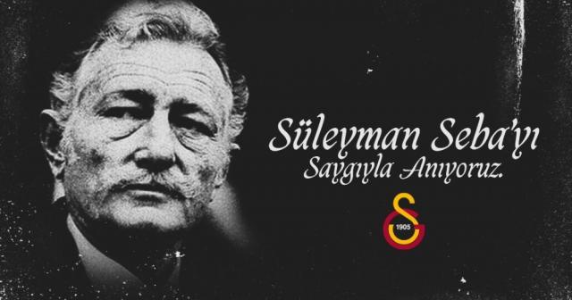 Galatasaray’dan Süleyman Seba için anma mesajı
