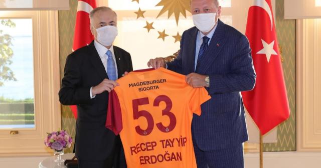 Mustafa Cengiz’den Cumhurbaşkanı Recep Tayyip Erdoğan’a ziyaret