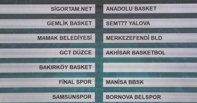 Türkiye Basketbol Ligi ve Federasyon Kupası kura çekimi yapıldı