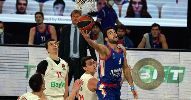 THY Euroleague: Anadolu Efes: 71 - Bayern Münih: 74