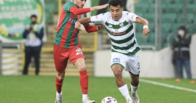 Ziraat Türkiye Kupası: Bursaspor: 0 - Karşıyaka: 0 (İlk yarı sonucu)