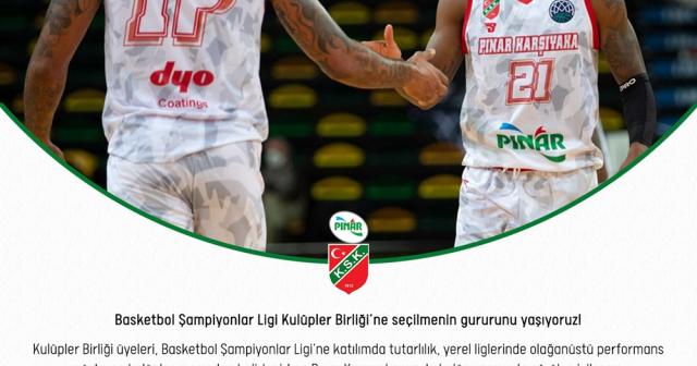 Pınar Karşıyaka Basketbol Şampiyonlar Ligi Kulüpler Birliği’ne seçildi