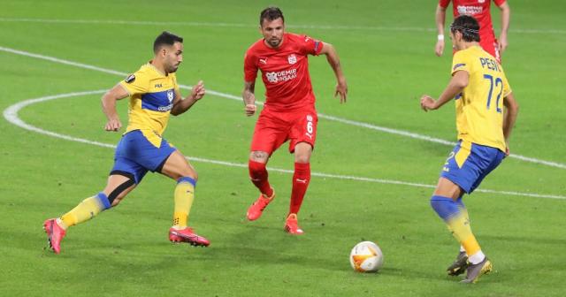 UEFA Avrupa Ligi: Maccabi Tel Aviv: 0 - DG Sivasspor: 0 (İlk yarı)