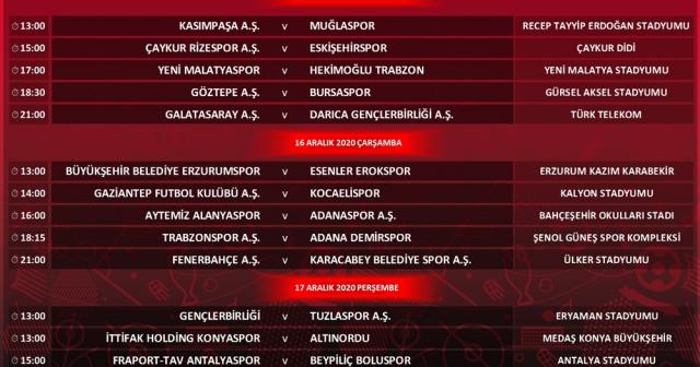 Ziraat Türkiye Kupası 5. Eleme Turu programı açıklandı