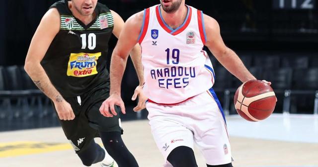 Basketbol Süper Lig: Anadolu Efes: 91 - Bursaspor: 58