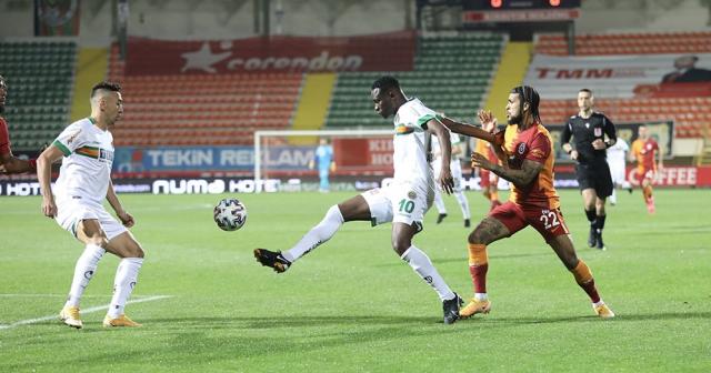 Aytemiz Alanyaspor, sahasında Galatasaray’a 1-0’lık skorla mağlup oldu