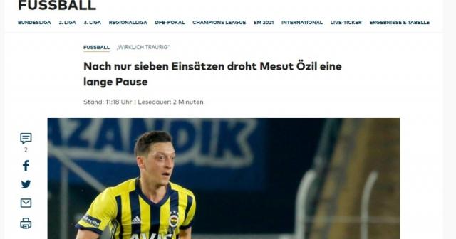 Mesut Özil’in sakatlığı dünya basınında