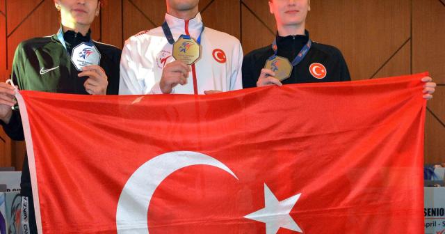 Avrupa Taekwondo Şampiyonası’nda 1 altın, 2 gümüş