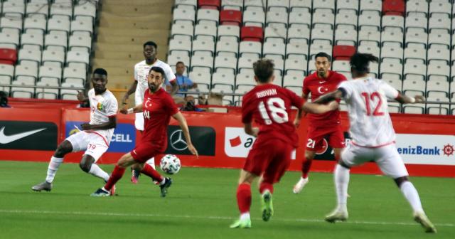 Hazırlık maçı: Türkiye: 0 - Gine: 0 (İlk yarı)