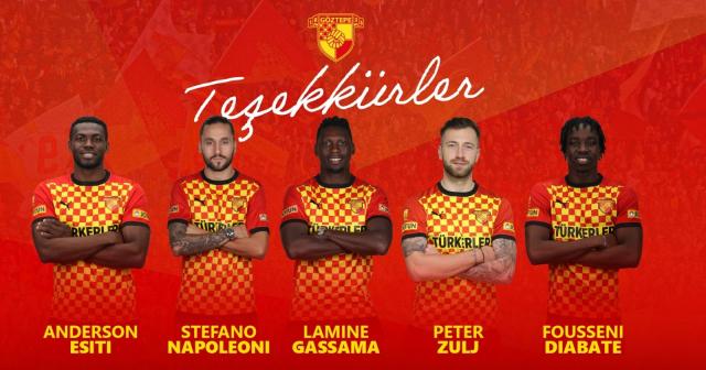 Göztepe 5 futbolcuyla yollarını ayırdı