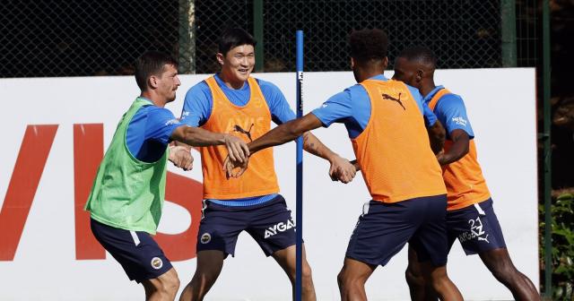 Min-Jae Kim, Fenerbahçe formasıyla ilk antrenmanına çıktı