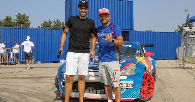 Ünlü oyuncu Ümit Erdim Red Bull sporcusu Abdo Feghali ile drift yaptı