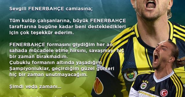 Caner Erkin’den Fenerbahçe’ye veda