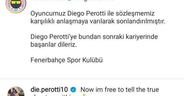 Diego Perotti: "Yakında bütün gerçeği anlatacağım"