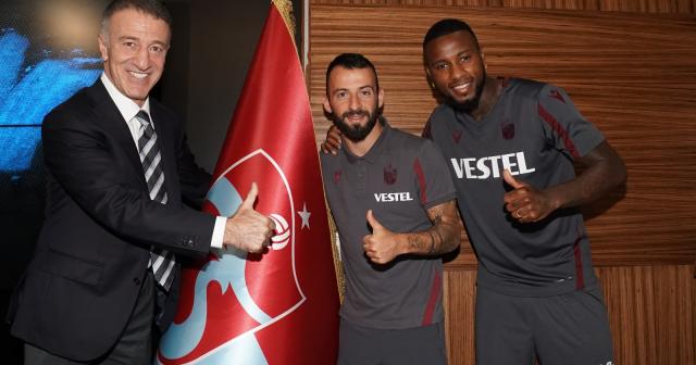 Trabzonspor, Siopis ve Denswil için imza töreni düzenledi