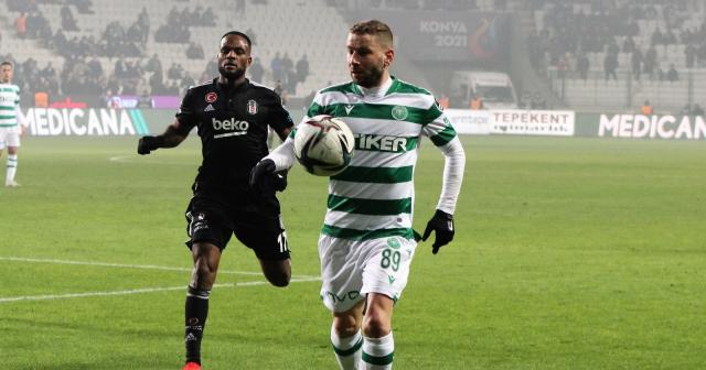 Spor Toto Süper Lig: Konyaspor: 0 - Beşiktaş: 0 (İlk yarı)