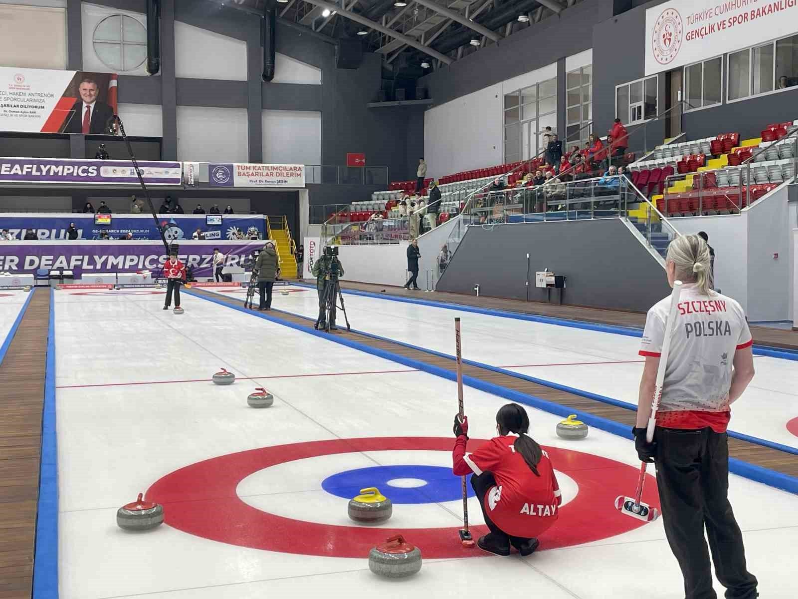2023 Kış Deaflympics’te heyecan, curling müsabakalarıyla başladı