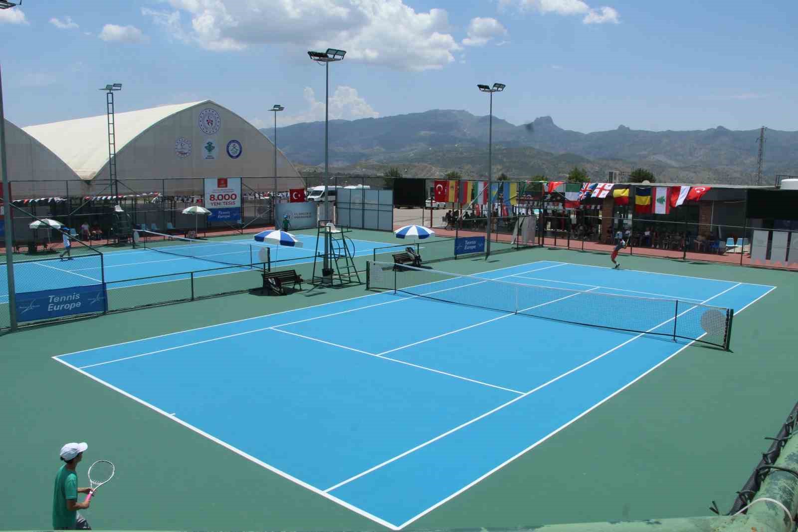 Cudi ve Gabar Kortlarında Uluslararası Tenis Şöleni: 3. Uluslararası Cudi Cup Tenis Turnuvası Başladı