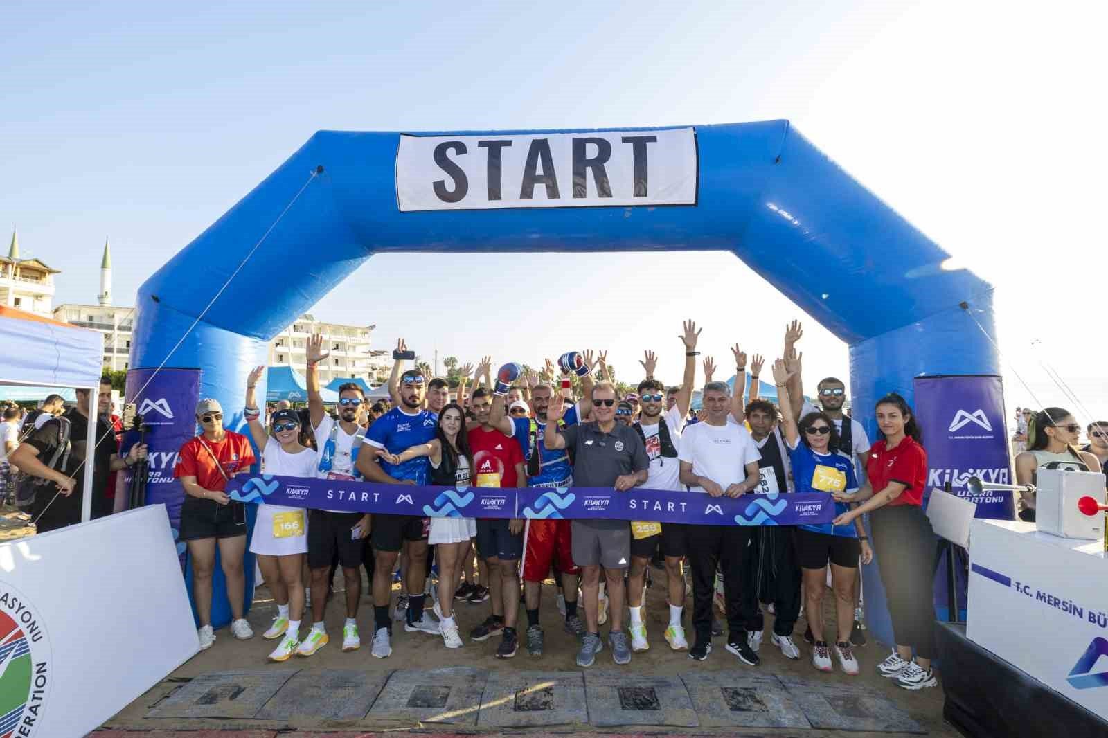 Mersin'de 3. Uluslararası Kilikya Ultra Maratonu Yarışçılarıyla Buluştu
