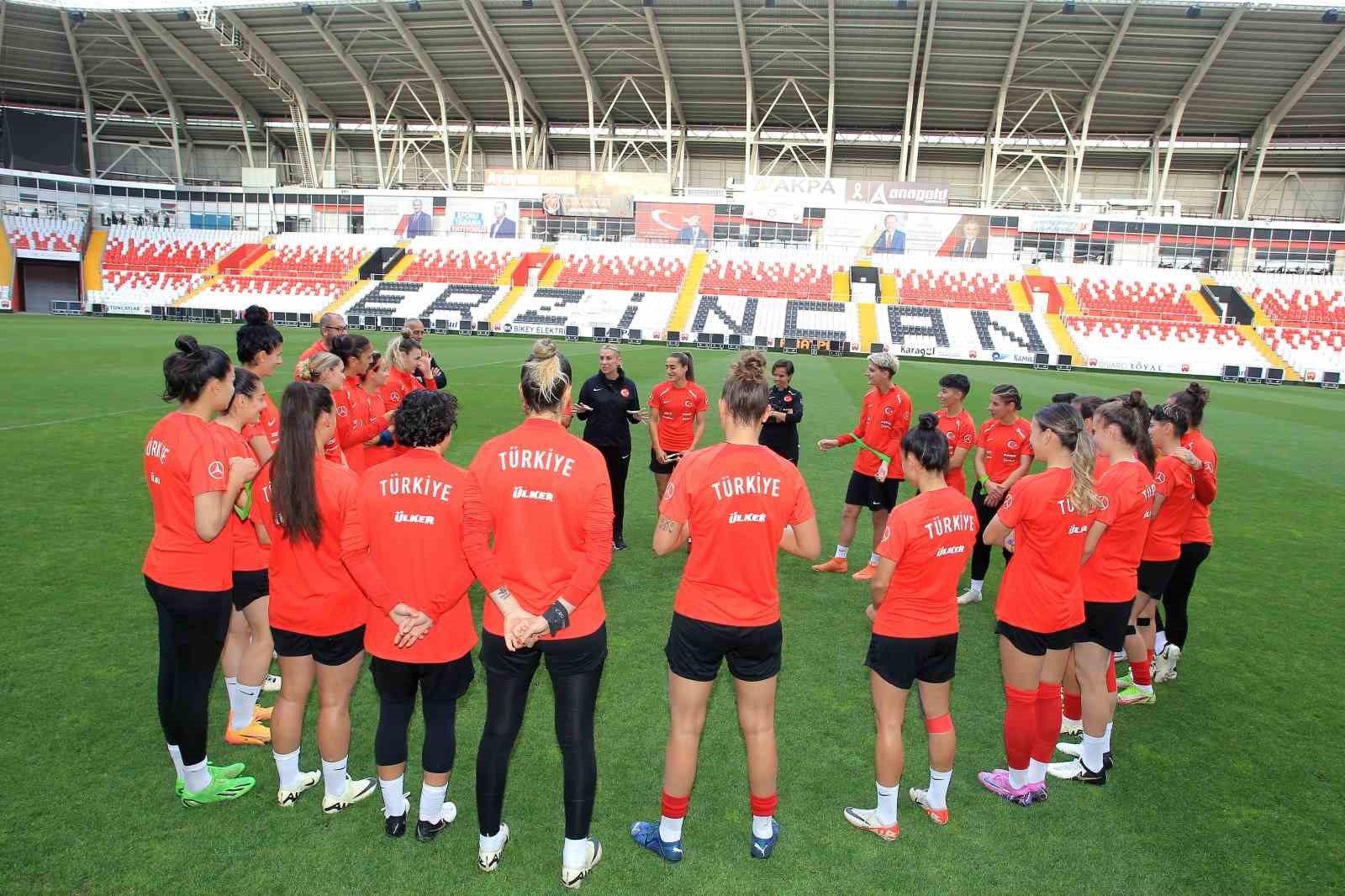 Milli Kadın Futbolcular Erzincan’da Ter Döktü