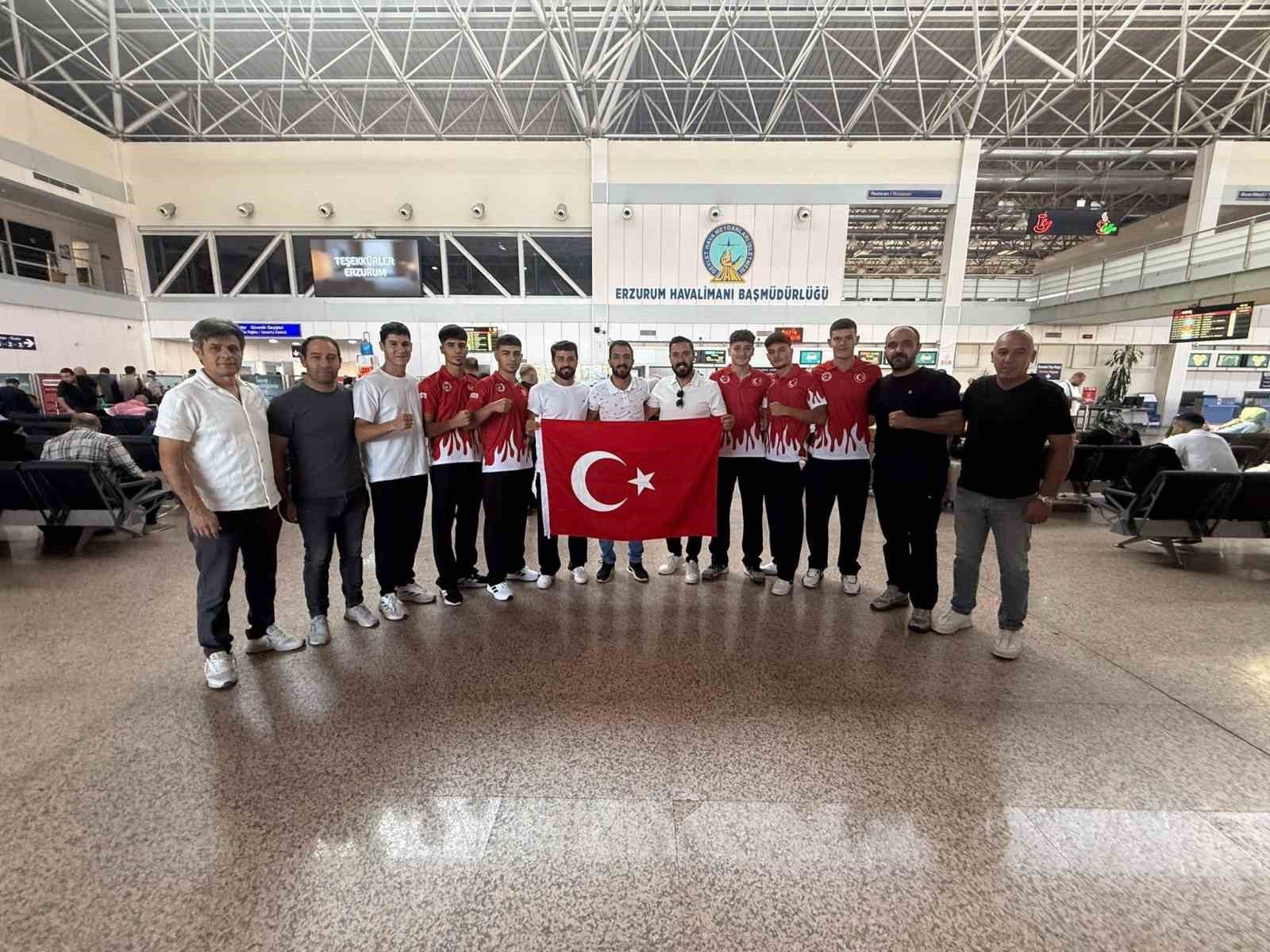 Avrupa şampiyonası için İtalya’ya uçtular