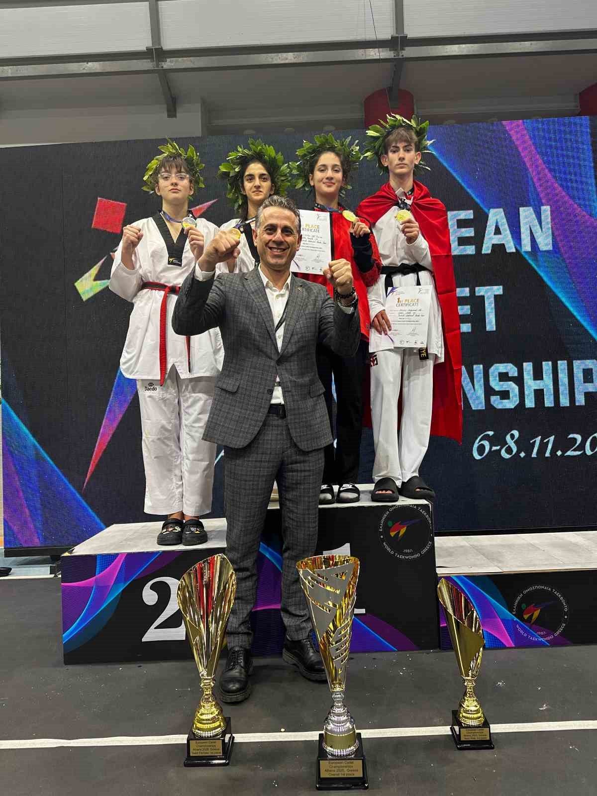 Avrupa Yıldızlar Taekwondo Şampiyonası’nda Türkiye şampiyon oldu