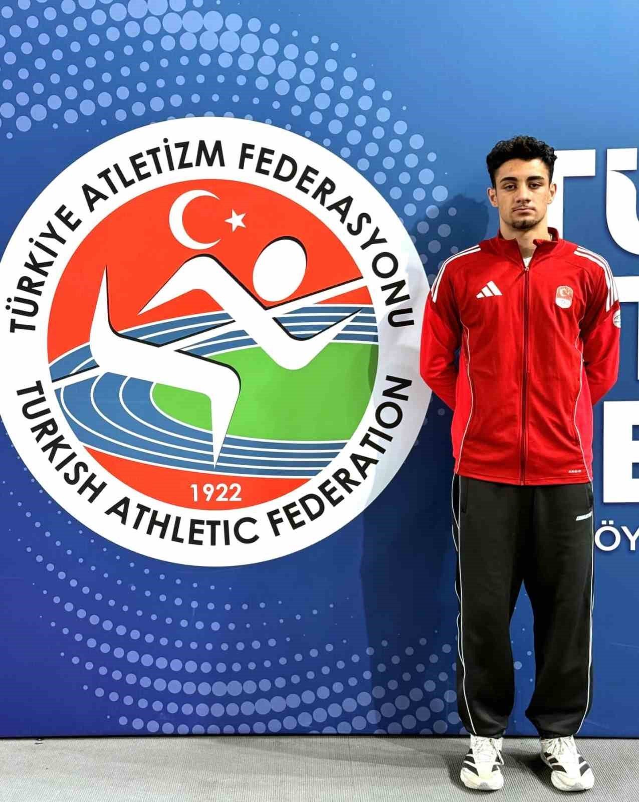 Aydınlı genç atletin hedefi Türkiye rekoru