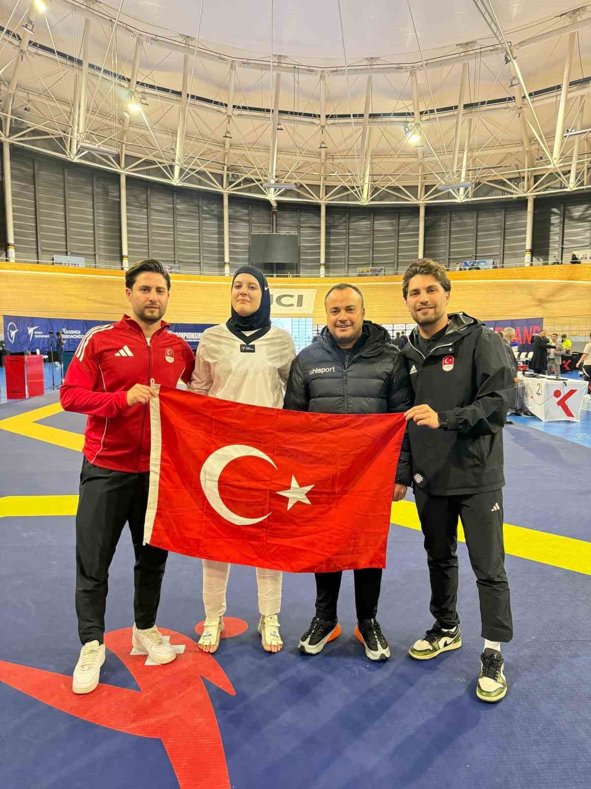 Aydınlı taekwondocu Avrupa şampiyonu oldu