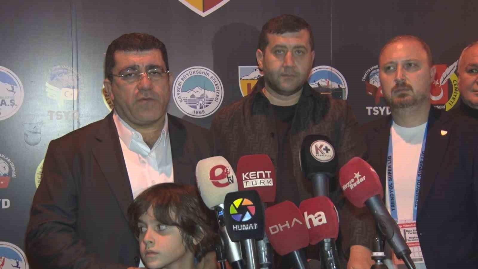 Baki Ersoy: "Kayserispor’un havlu atacağını düşünenler yanılıyor"