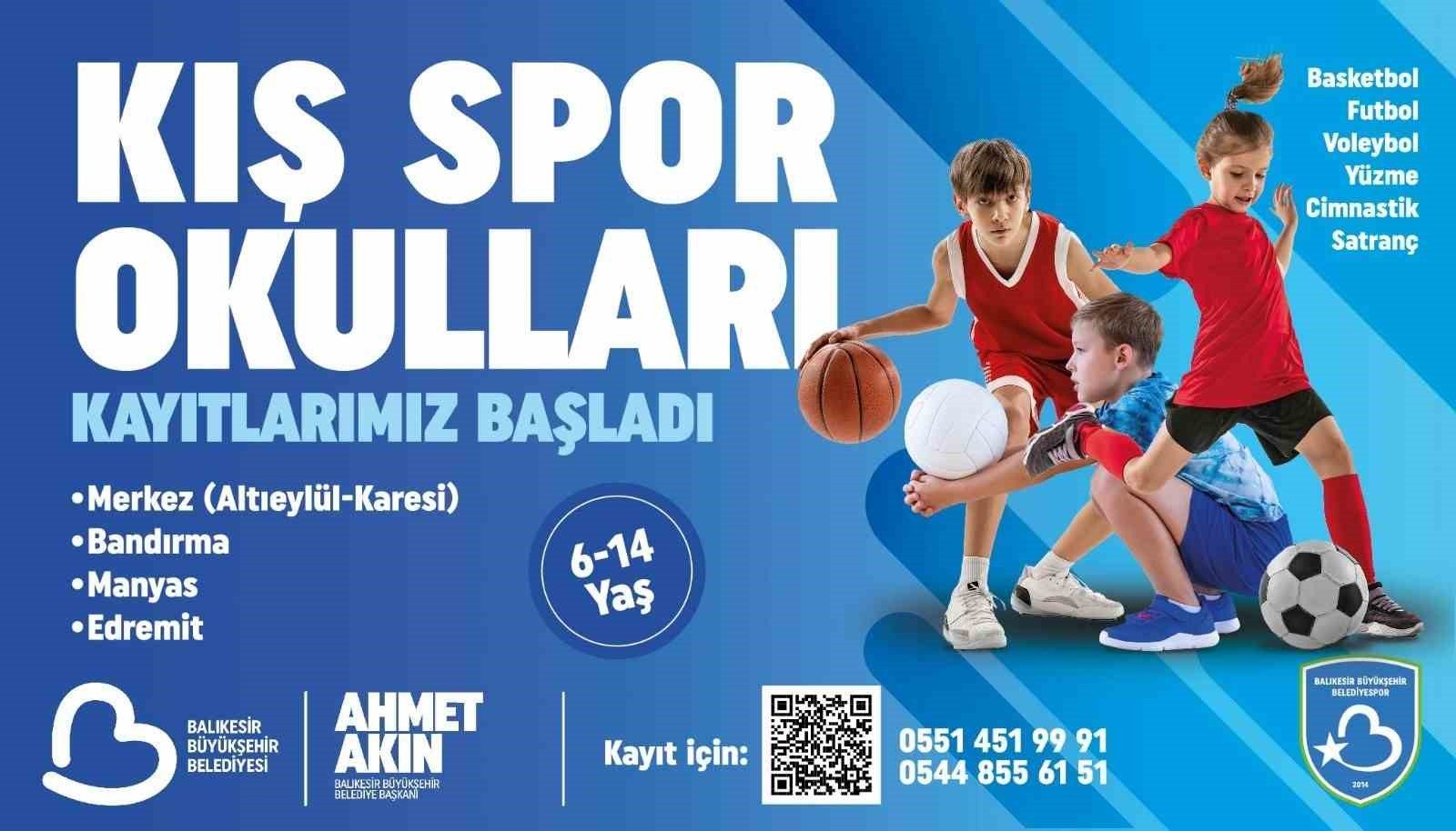Balıkesir'de Kışın Adresi: Büyükşehir Kış Spor Okulları
