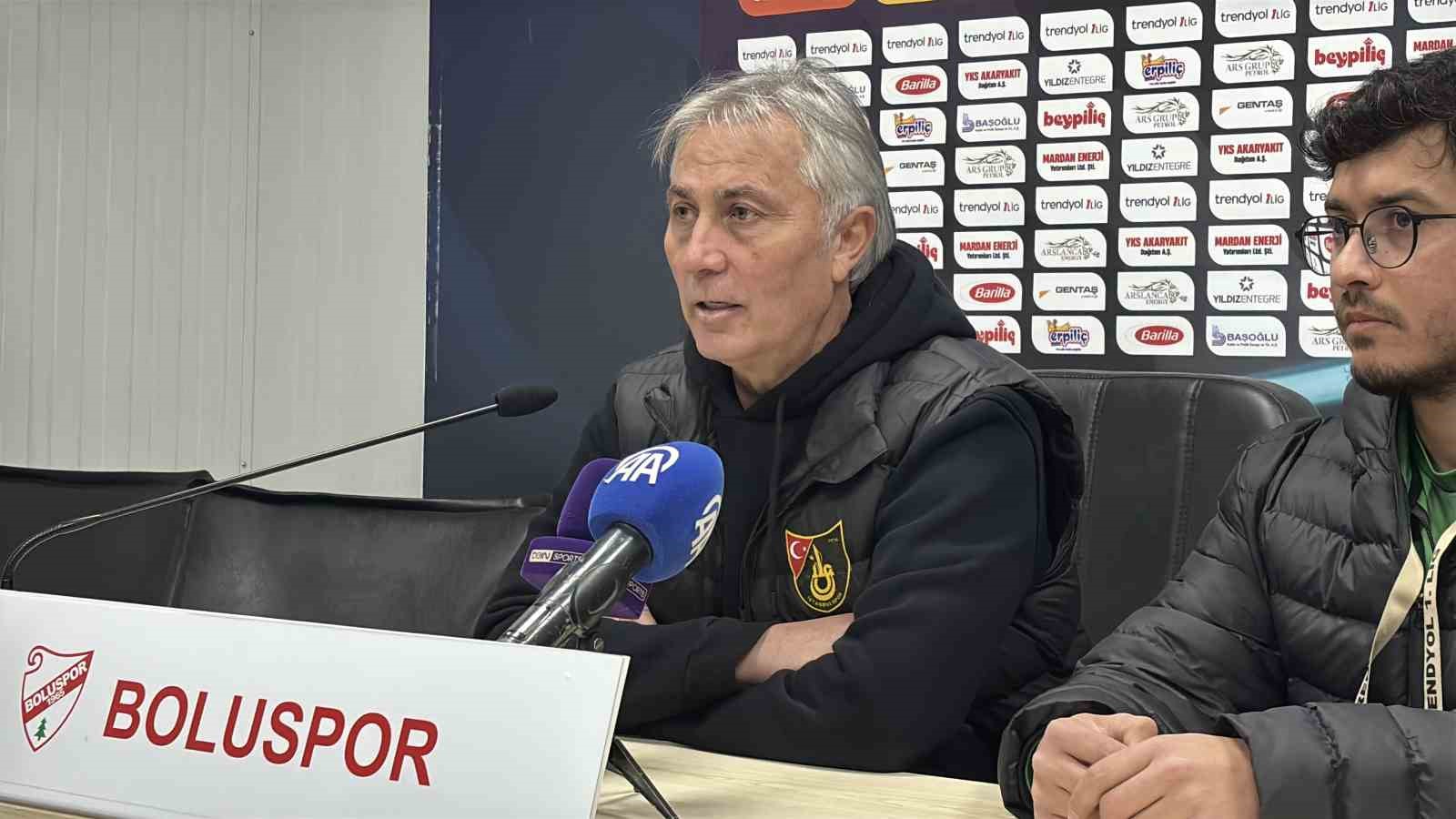 Boluspor – İstanbulspor maçının ardından