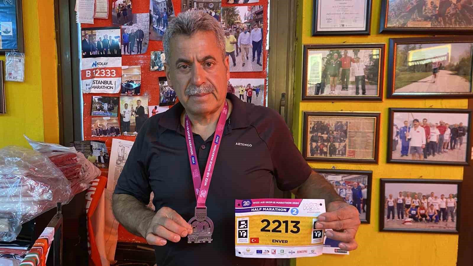 Türkiye'yi Yarı Maratonda Temsil Eden Bursalı Esnaf