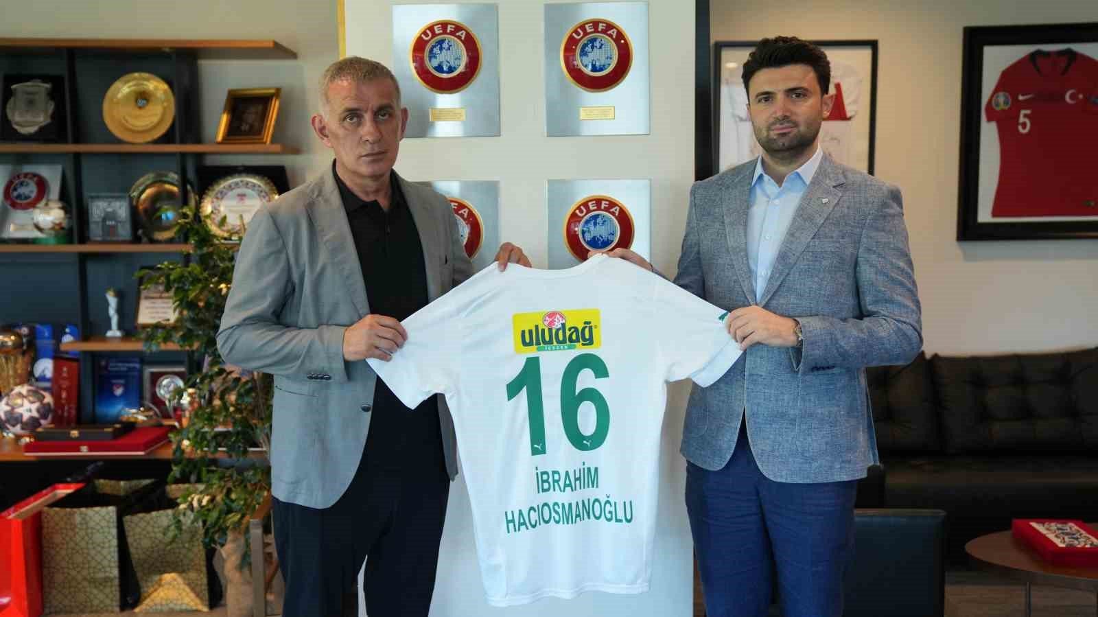 Bursaspor'dan TFF'ye Ziyaret: Çelik Hacıosmanoğlu ile Görüştü