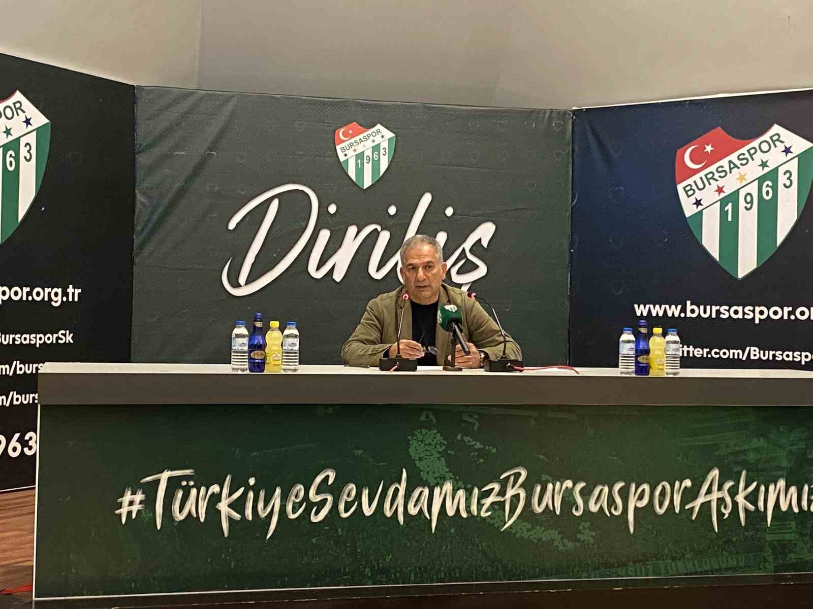 Bursaspor Genel Sekreteri Erkan Öncel: “Transfer tahtasını açacağız”