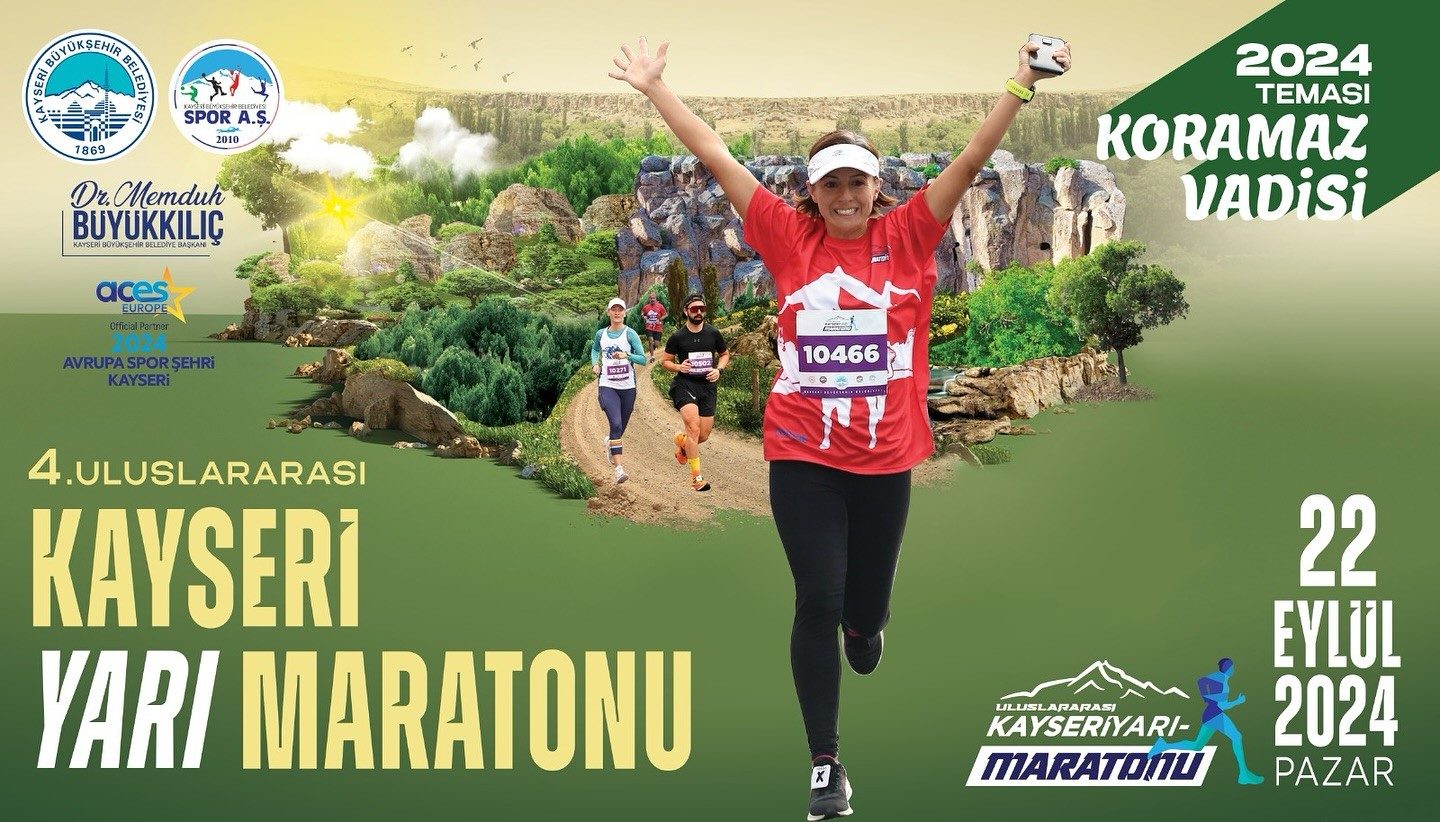 Kayseri Yarı Maratonu'nda Doğanın Kalbinde Koşun: Koramaz Vadisi